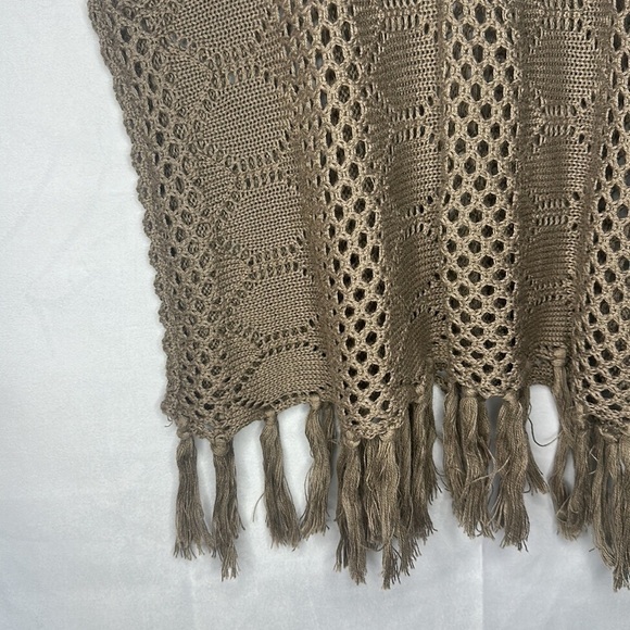JOSEPH A TAN CROCHET BOHO SHIRT (SIZE L) - Picture 4 of 7